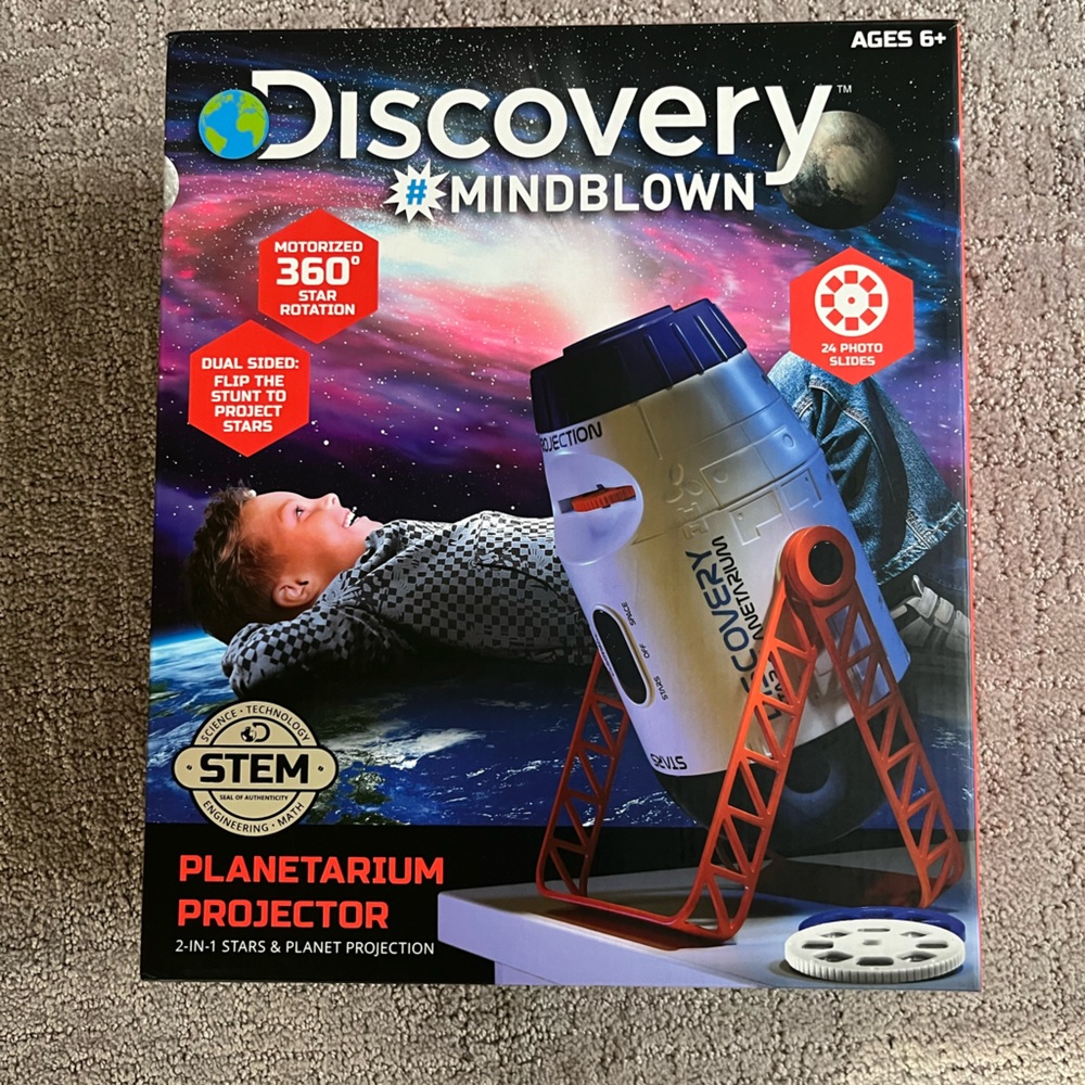 Planetarium Projector 2-In-1 Stars
& Planet Projector
